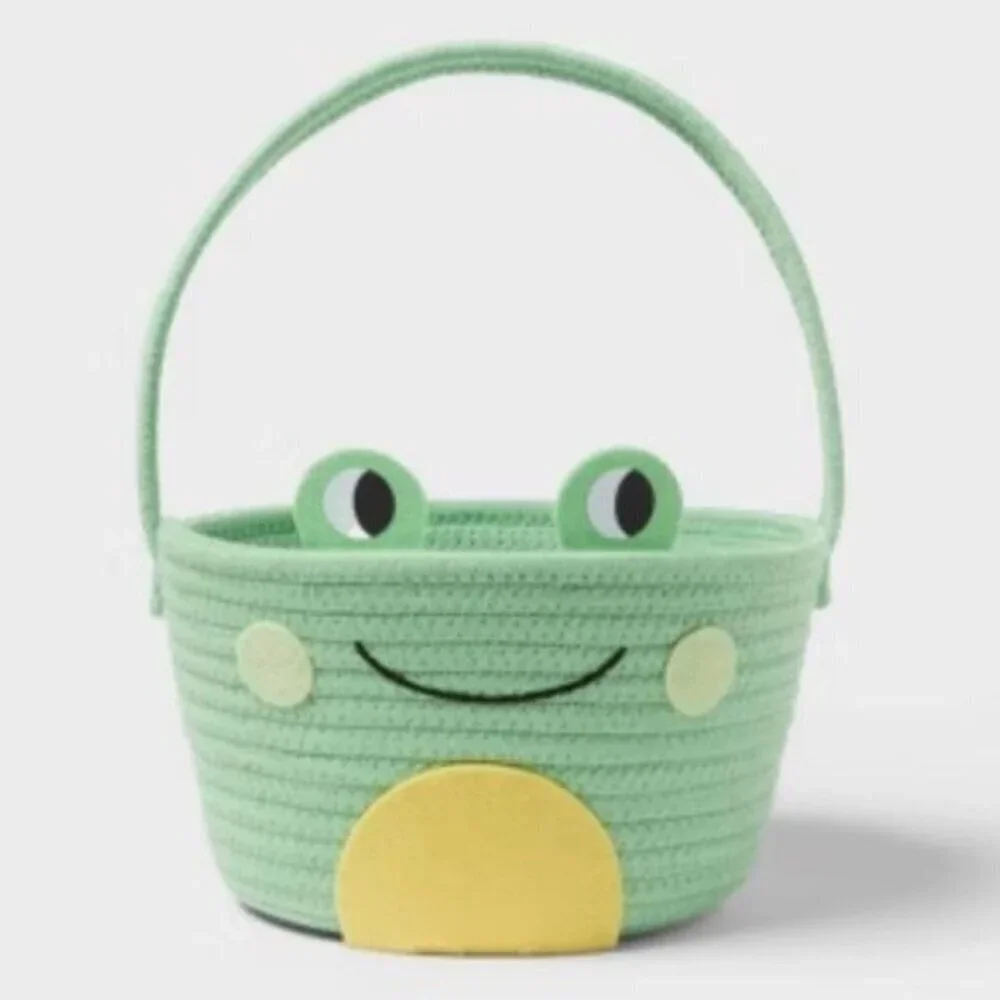 Target Circular Rope Decorative Easter Basket Frog Green Spritz™ Decor